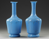 A PAIR OF OPALINE CARAFES, LATE 19TH CENTURY