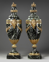 A PAIR OF MARBLE CASSOLETTES, FRANCE, 19TH CENTURY