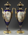 A PAIR OF SEVRES VASES, FRANCE, LATE 19TH CENTURY