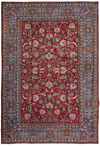 A LARGE AND FINE ISFAHAN WITH SILK CARPET,1920