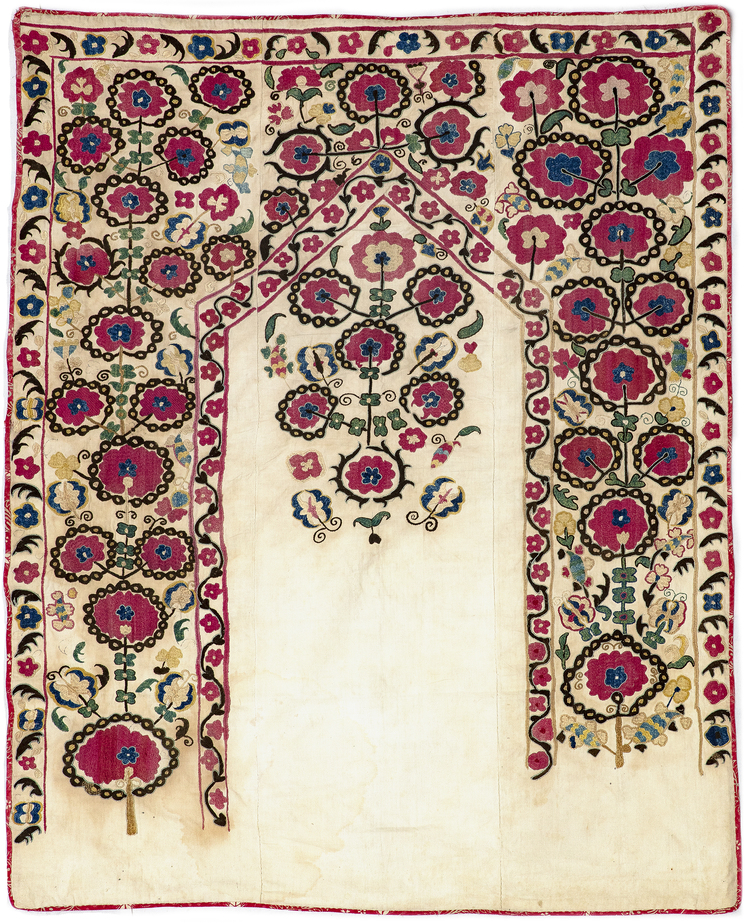 A SUZANI, UZBEKISTAN, CIRCA 1900