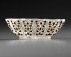 AN OVAL SHAPED INLAID ROCK CRYSTAL BOWL, MUGHAL, 19TH CENTURY