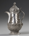 AN OTTOMAN SILVER FILIGREE COFFEE POT, 19TH CENTURY