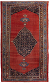 A VERY LARGE GEUSS BIDJAR PALACE CARPET, 19TH CENTURY