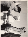 FIVE IMPORTANT PHOTOGRAPHS OF THE HISTORICAL VISIT OF KING ABDULLAH BIN AL-HUSSEIN TO SAUDI ARABIA MEETING KING ABDUL AL-AZIZ AL SAUD, 1948