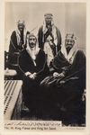 FIVE RARE PHOTOGRAPHS OF KING ABDUL AL-AZIZ AL SAUD DURING HIS  REALM, PROBABLY 1930-1940