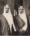 FOUR RARE PHOTOGRAPHS OF THE SAUDI INTERIOR MINISTER PRINCE ABDULLAH BIN FAISAL AL-SAUD, 1950s 