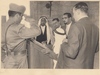 A SET OF CARDBOARD PHOTOS BELONGING TO SHEIKH SALEM BIN MAHFOUZ (FOUNDER OF THE NATIONAL COMMERCIAL BANK IN SAUDI ARABIA) WITH ONE OF THE AL-KAAKI'S FAMILY AND THEIR COMPANIONS DURING THEIR VISIT TO THE ARAB REPUBLIC OF EGYPT IN THE MID-1950s