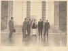 A SET OF CARDBOARD PHOTOS BELONGING TO SHEIKH SALEM BIN MAHFOUZ (FOUNDER OF THE NATIONAL COMMERCIAL BANK IN SAUDI ARABIA) WITH ONE OF THE AL-KAAKI'S FAMILY AND THEIR COMPANIONS DURING THEIR VISIT TO THE ARAB REPUBLIC OF EGYPT IN THE MID-1950s