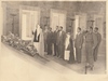 A SET OF CARDBOARD PHOTOS BELONGING TO SHEIKH SALEM BIN MAHFOUZ (FOUNDER OF THE NATIONAL COMMERCIAL BANK IN SAUDI ARABIA) WITH ONE OF THE AL-KAAKI'S FAMILY AND THEIR COMPANIONS DURING THEIR VISIT TO THE ARAB REPUBLIC OF EGYPT IN THE MID-1950s