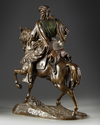 A SUPERB BRONZE SCULPTURE BY ALFRED BARYE AND EMILE GUILLEMIN, 19TH CENTURY