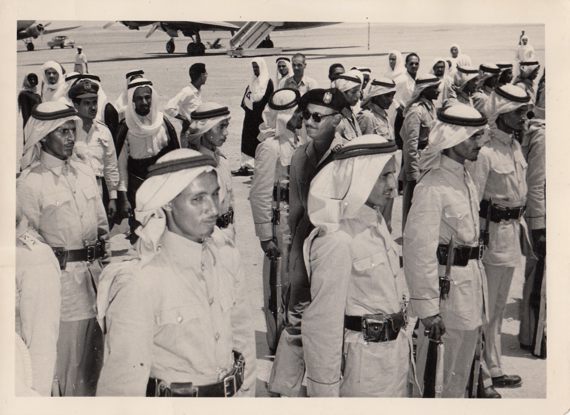 A COLLECTION OF SIX PHOTOGRAPHS ABOUT THE SAUDI ARMY COMMANDERS ...