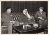 A COLLECTION OF SIX PHOTOGRAPHS ABOUT  THE SAUDI ARMY COMMANDERS, OFFICERS AND SOLDIERS AND THEIR RELATION WITH EGYPT IN 1950s 