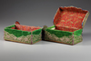 A PAIR OF OTTOMAN METAL-THREAD EMBROIDERED VELVET BOXES, TURKEY, 19TH CENTURY