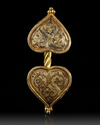 AN ISLAMIC TWISTED NIELLO GOLD BRACELET, SELJUK, 12TH-3TH CENTURY