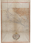 A RARE HAND-DRAWN OTTOMAN MAP OF IRAQ INCLUDING THE BASRA GULFKUWAIT AND NORTH OF NAJID, DECORATED WITH THE EMBLEM OF THE OTTOMAN EMPIRE, DATED 1331 AH/1915 AD