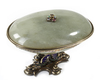 A MUGHAL JADE BOWL AND COVER, 18TH CENTURY