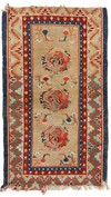 A SMALL TIBETAN RUG, CIRCA 1900