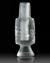 A FRAGMENTARY ROCK CRYSTAL MOLAR FLASK, EGYPT OR SYRIA, 14TH-15TH CENTURY