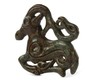 A SEATED MYTHOLOGICAL BRONZE RAM, ORDOS PERIOD