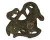 A SEATED MYTHOLOGICAL BRONZE RAM, ORDOS PERIOD