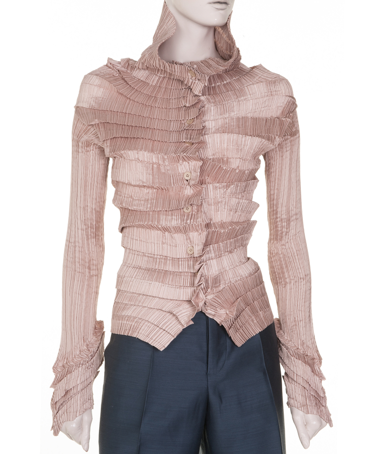 90' Issey Miyake Vintage Accordion Pleated Top