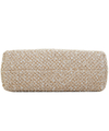 Bottega Veneta Alabastre Woven Intrecciato Wool Leather Cabat Tote