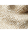 Bottega Veneta Alabastre Woven Intrecciato Wool Leather Cabat Tote