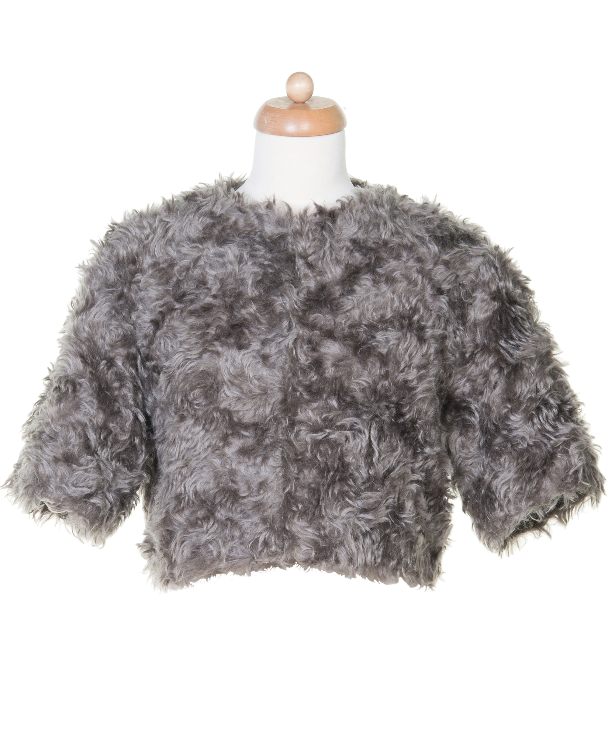PRADA 2007fw fur knit vest肩幅46cm - トップス