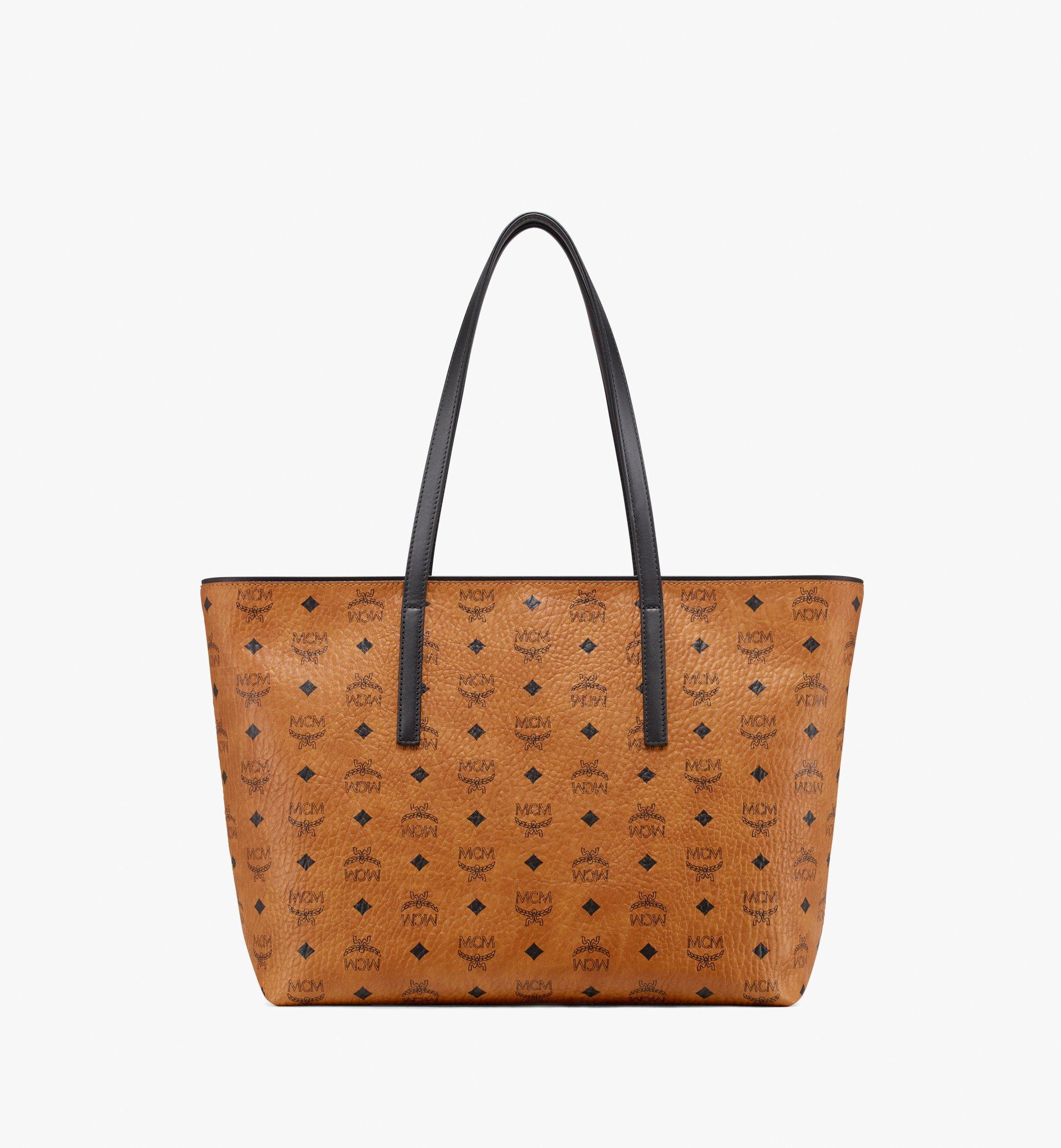 Mcm anya shop top zip shopper