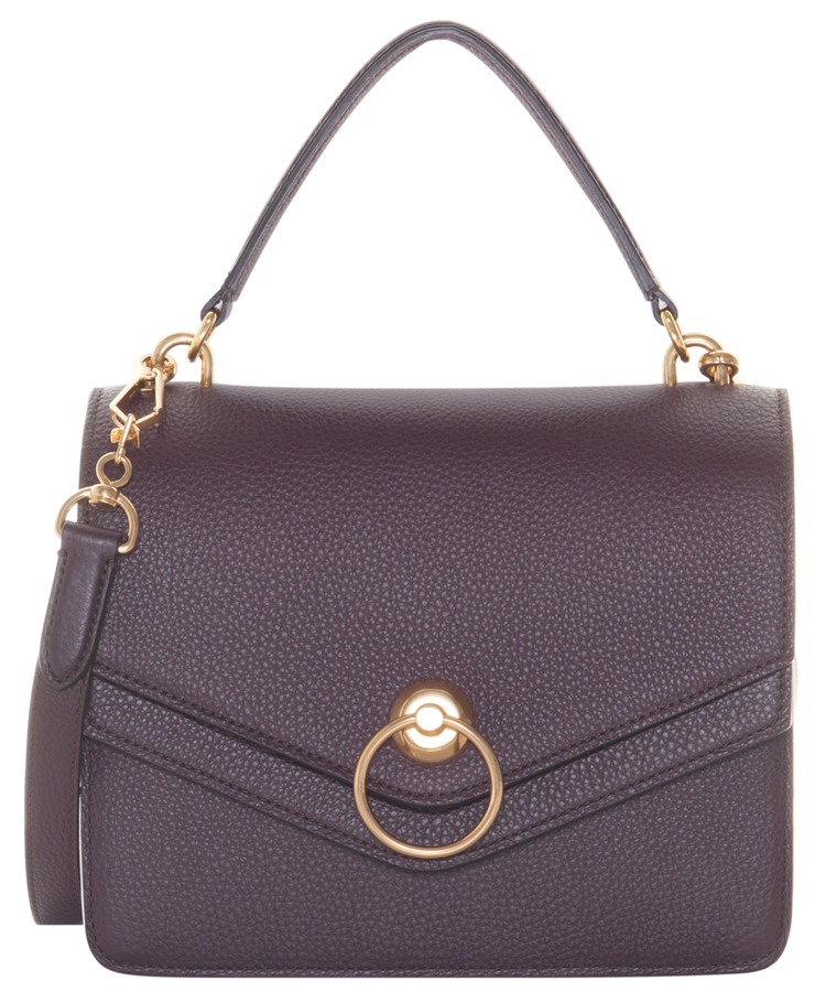 Mulberry Harlow Satchel Oxblood Small Classic Grain