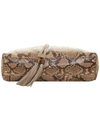 Gucci Python Peggy Drawstring Shoulder Bag