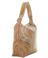 Paul Smith Swirl Print Leather Hobo Bag
