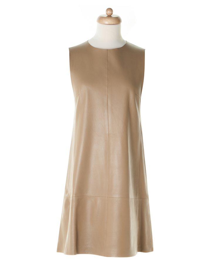 Balenciaga Nude Leather Dress