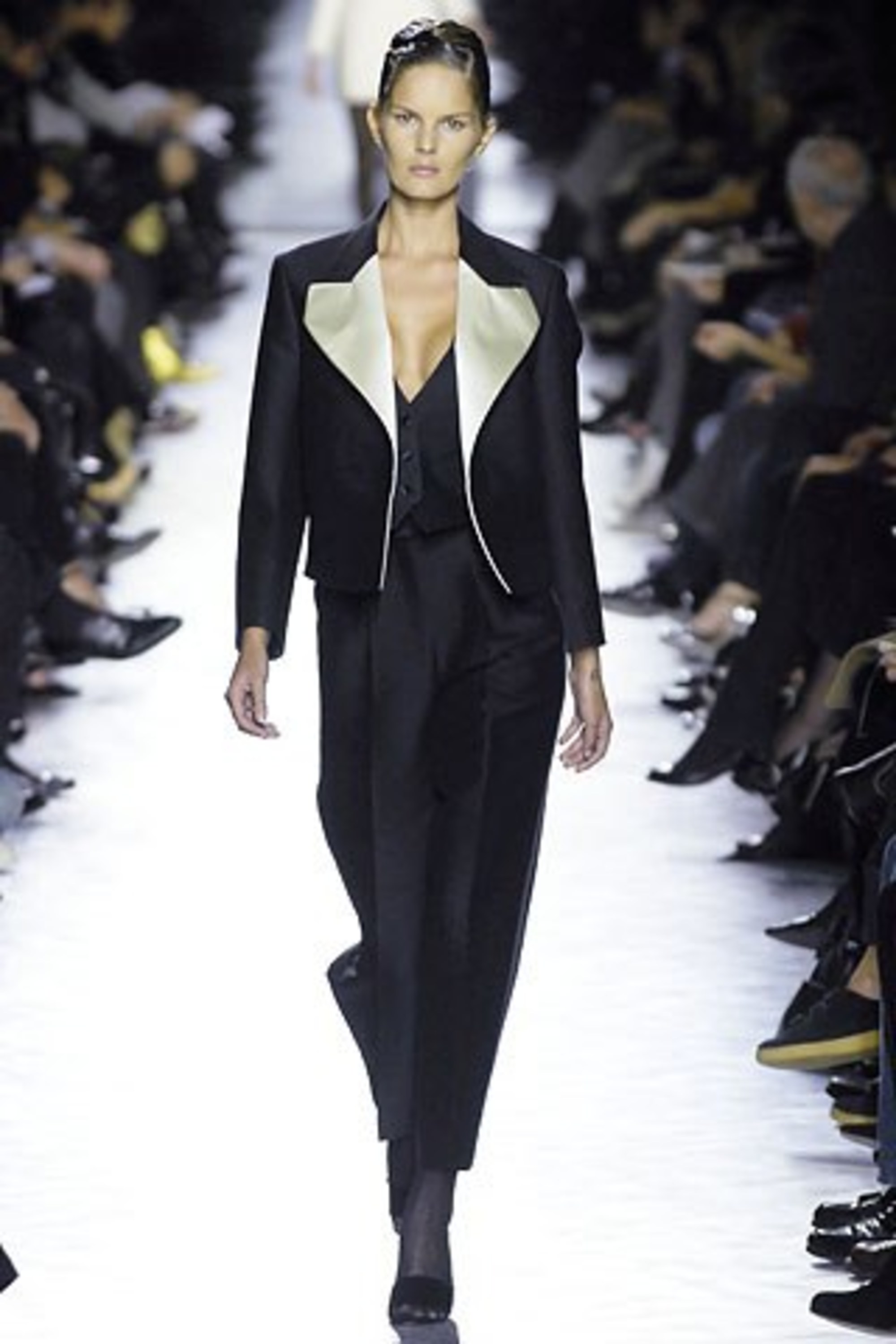 FW 2007 Yves Saint Laurent Runway Tuxedo Jacket