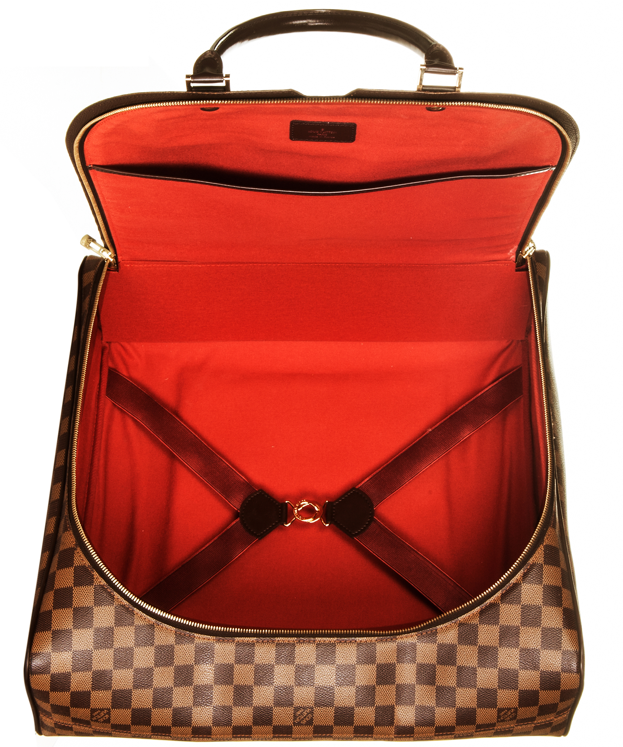 Louis Vuitton Nolita 872269 Damier Ebene with Strap Bandouliere Brown  Coated Canvas Weekend/Travel Bag, Louis Vuitton