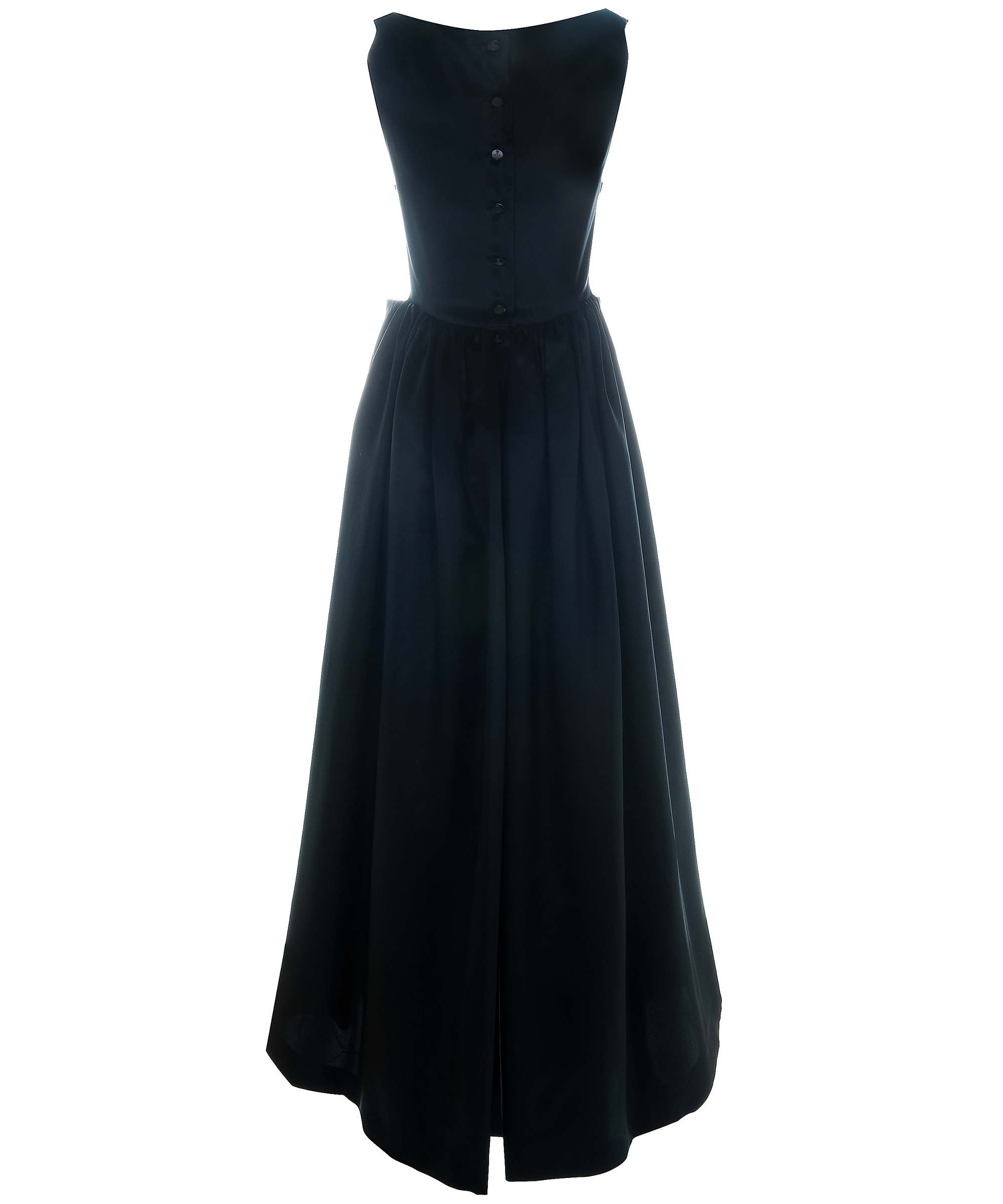 Vivienne Westwood Gold Label Special Black Silk Evening Gown