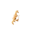 Chanel Clip-On Earrings Ear of Wheat in Gilt Metal and Glass Pearl