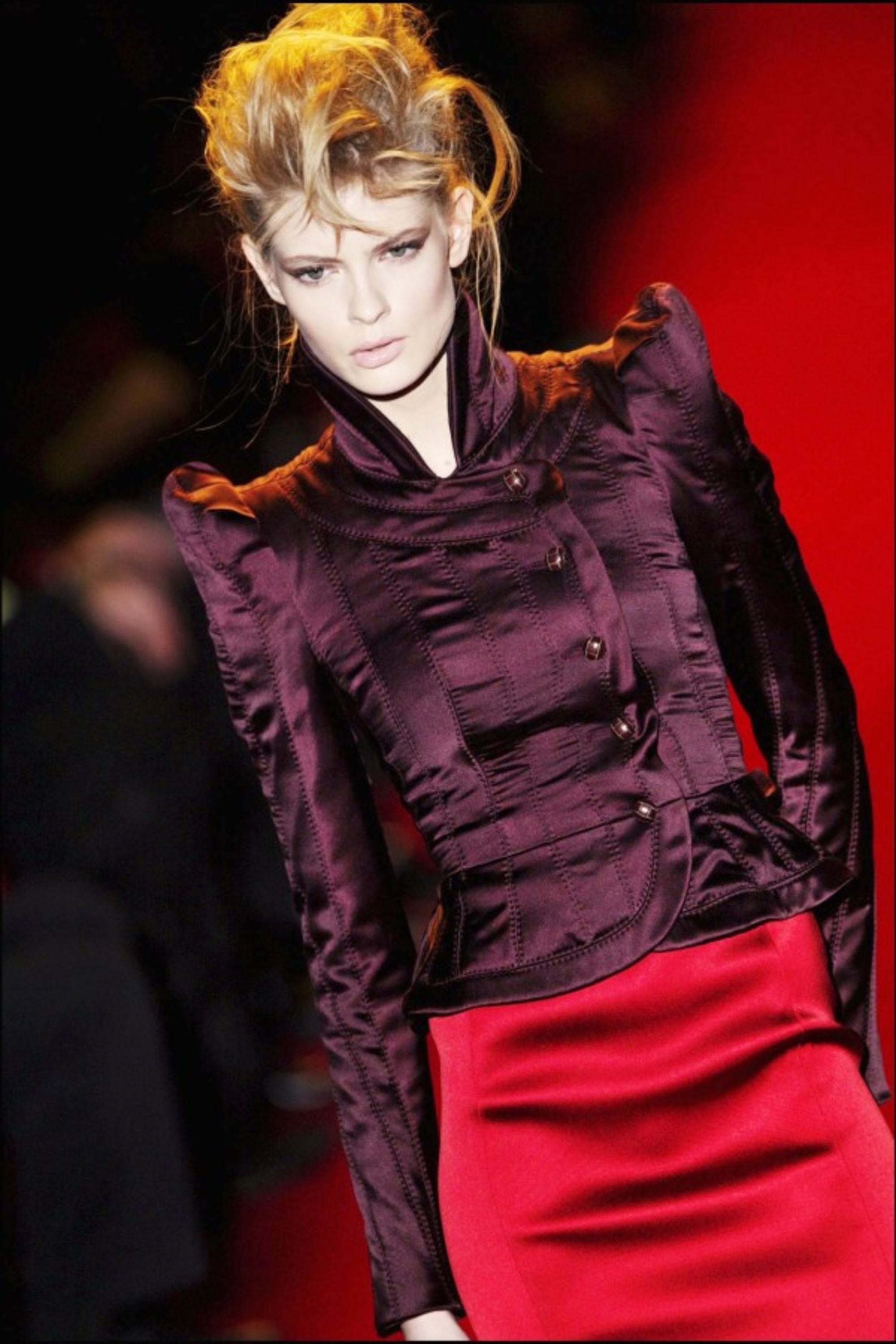 FW 2004 Yves Saint Laurent Runway Pagoda Jacket