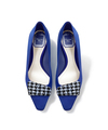 Christian Dior Cobalt Blue Ballet Flats