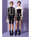 Fall 2013 Moschino Black Bustier Dress