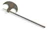 A CEREMONIAL BATTLE AXE TABARZIN, PERSIA, SAFAVID, 17TH -18TH CENTURY