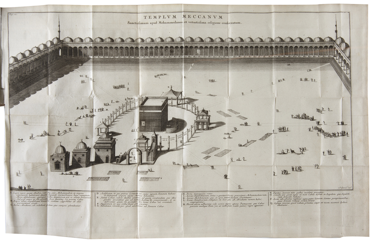 RELAND ADRIAAN OLDEST MECCA AND KAABA ILLUSTRAION IN WESTERN BOOK