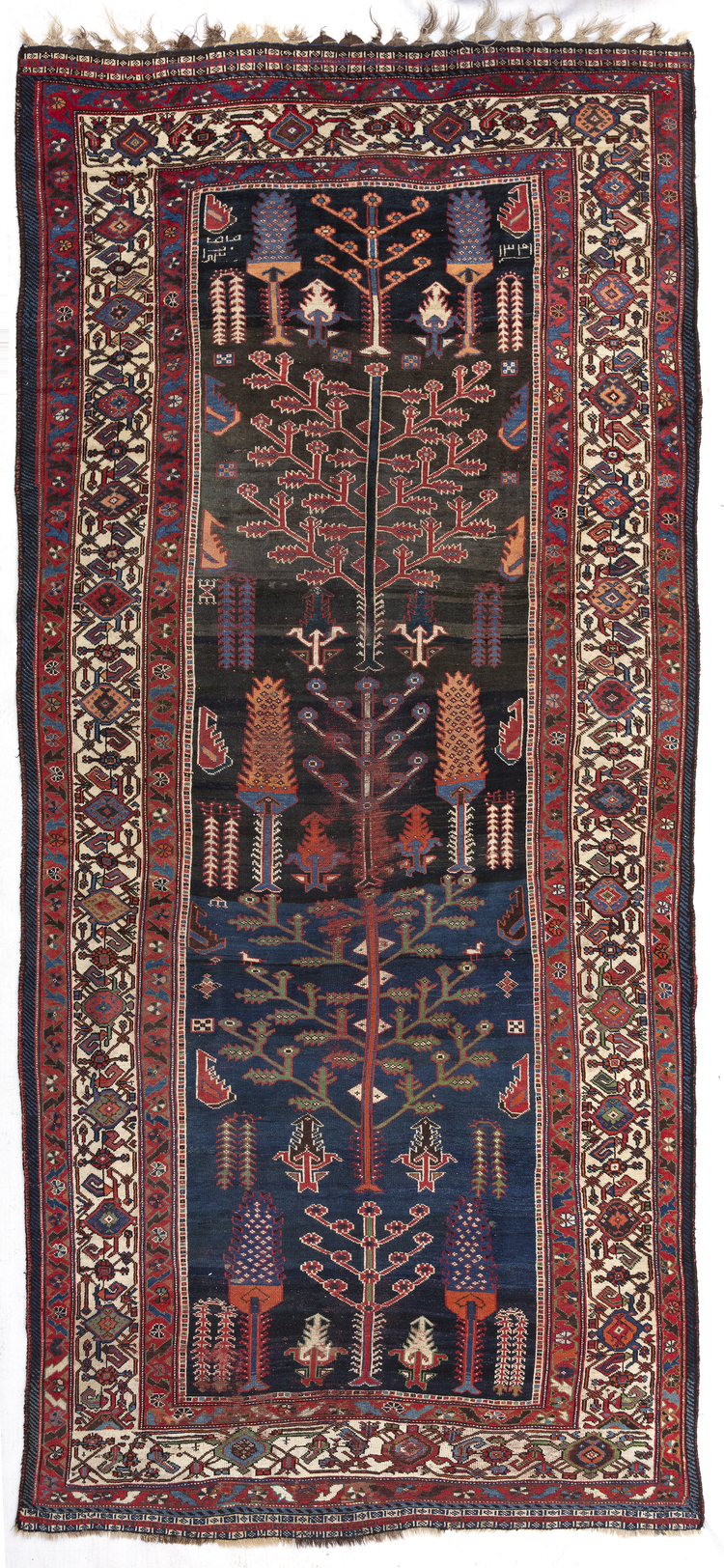 A KURDISH VERAMIN CARPET WITH TREE OF LIFE DESIGN, IRAN, 1910