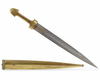 AN OTTOMAN GILT-COPPER (TOMBAK) DAGGER, TURKEY, 18TH CENTURY