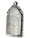 A SILVER-MOUNTED ROCK CRYSTAL TALISMANIC PENDANT  PERSIA, LATE 19TH EARLY 20TH CENTURY