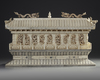 A CHINESE BONE CARVED TEMPLE, 20TH CENTURY