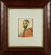 ORIENTALIST SCHOOL (EARLY 20TH CENTURY), A PORTRAIT OF A MAN IN TURBAN, PASTEL AND BLACK CHALK ON PAPER