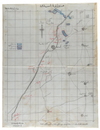 MIITARY MAPS AND DOCUMENTS SHOWING THE TOWNS/VILLAGES IN ASHDOD AND GAZA IN PALESTINE, PRINTED 5TH OCTOBER 1948 IN GAZA