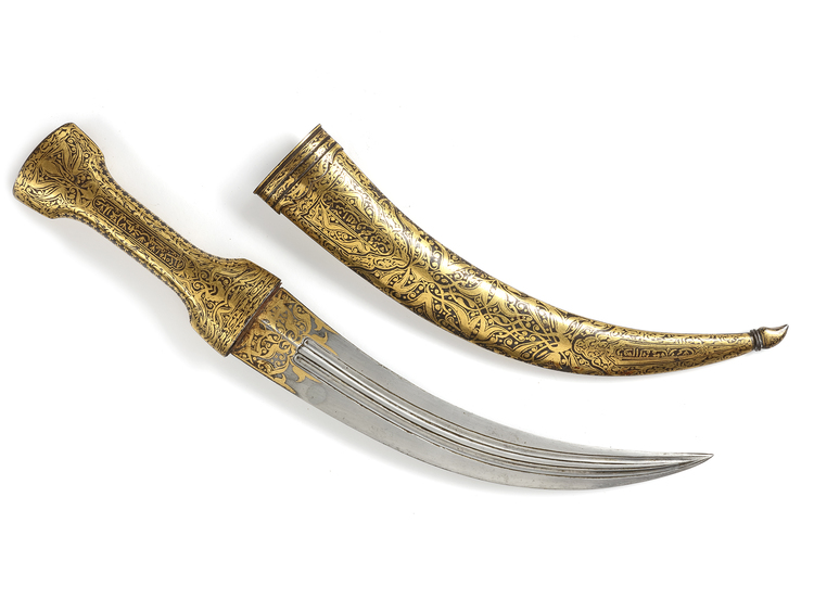  DAGGER, (HANCER) TURKEY, 19TH CENTURY